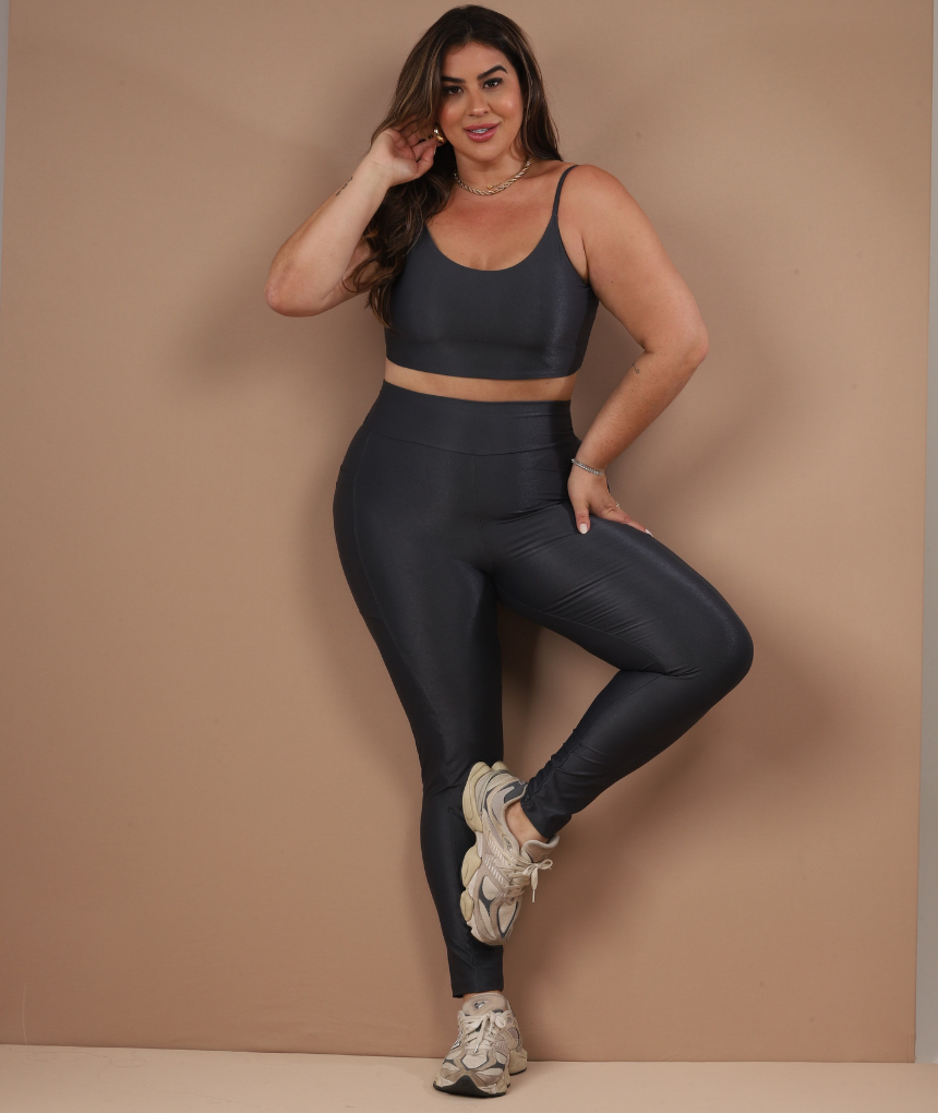 imagem de Calça Mel  - Chumbo Canelado