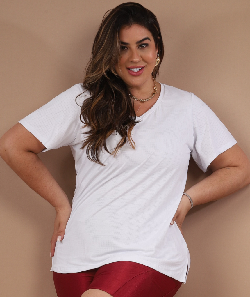 imagem de Bata Bella- Branco Microperfurado