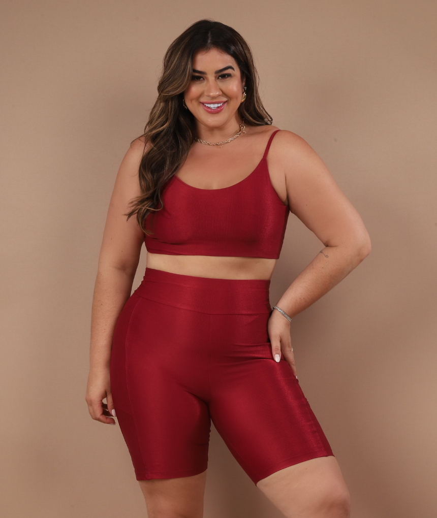 imagem de Bermuda Anne - Vermelho Canelado