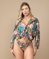 imagem de Blusa Elisa - Jardim Tropical